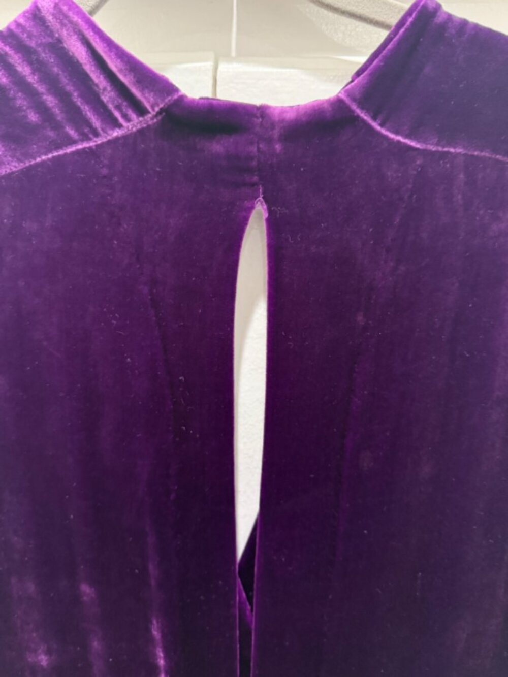 Sandro Purple Velvet Dress - Picture 3 of 4